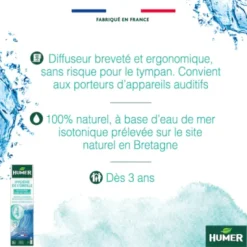 Spray hygiène de l'oreille Humer - spray de 100ml
