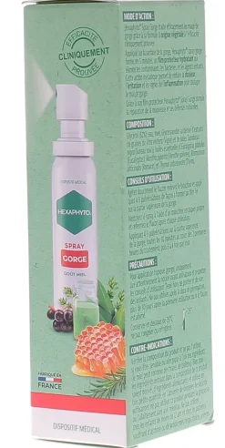 Spray mal de gorge intense Hexaphyto - spray de 30ml