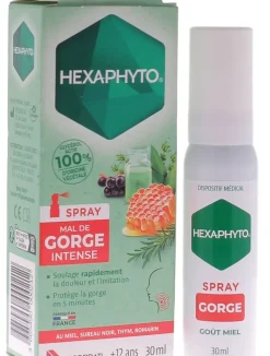Spray mal de gorge intense Hexaphyto - spray de 30ml