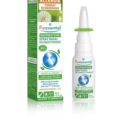Spray nasal décongestionnant Respiratoire Allergie Puressentiel - spray de 30ml