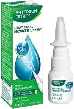 Spray nasal décongestionnant Phytosun arôms – spray 20 ml