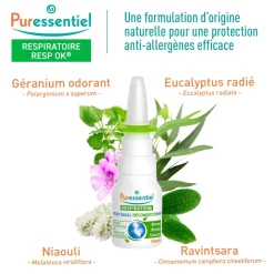 Spray nasal décongestionnant aux huiles essentielles bio Puressentiel