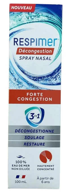 Spray nasal forte décongestion Respimer - spray de 100ml