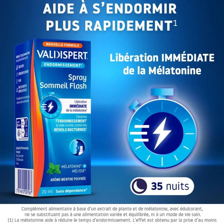 Spray sommeil flash Valdispert - spray de 20ml