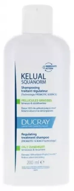 Squanorm shampooing traitant régulateur pellicules grasses Ducray