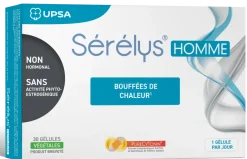 Sérélys homme bouffées de chaleur Upsa - boite de 30 gélules