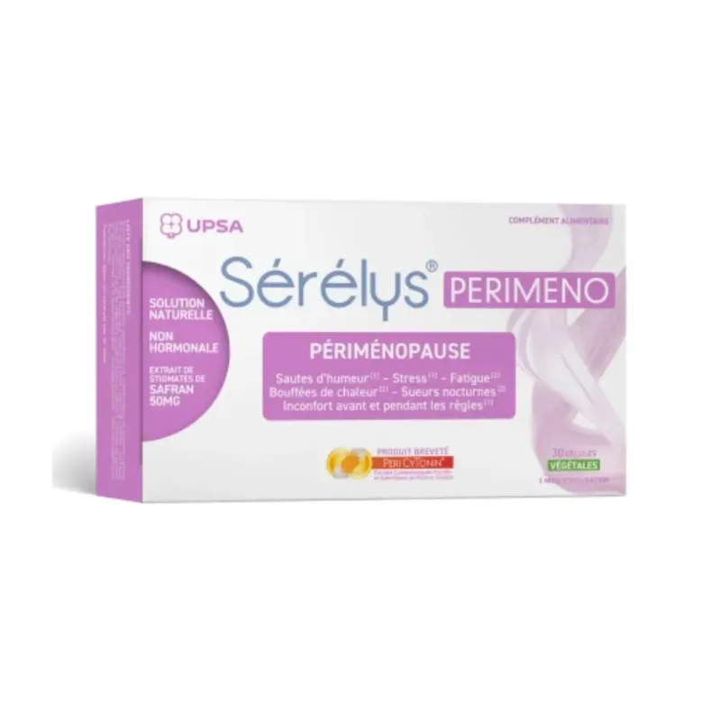 Sérélys perimeno périménopause Upsa - boite de 30 gélules