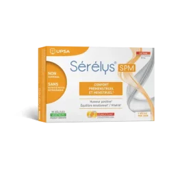 Sérélys SPM Confort prémenstruel et menstruel Upsa - boite de 30 gélules