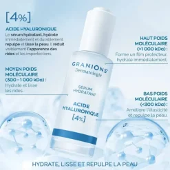 Sérum hydratant Granions Dermatologie - flacon-pipette de 30ml