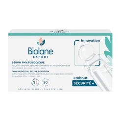 Sérum physiologique Biolane Expert - boîte de 20 unidoses