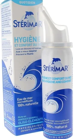 Sérum physiologique nez hygiène et confort Stérimar – spray 50 ml