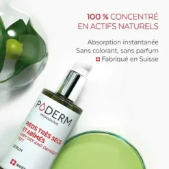 Sérum pieds très secs et abimés Poderm - flacon de 75ml