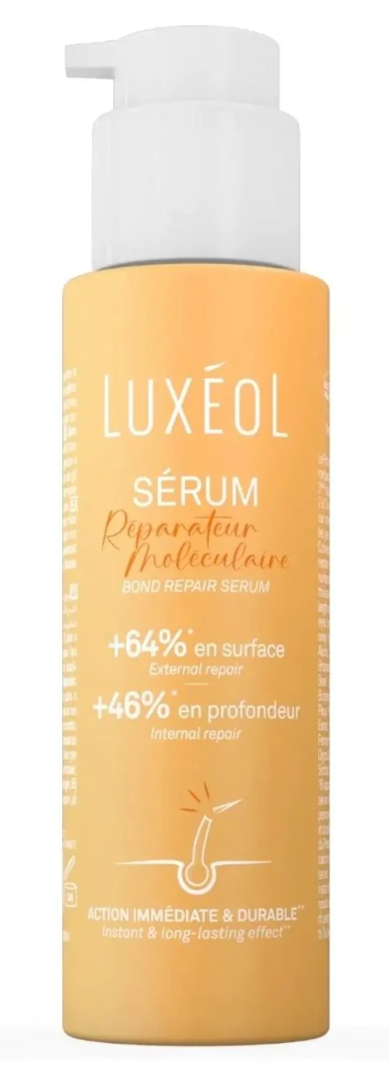 Sérum réparateur moléculaire Luxéol - flacon-pompe de 100ml