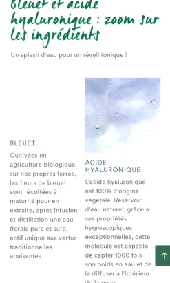 Sérum réveil tonique bleuet Klorane - flacon de 50 ml