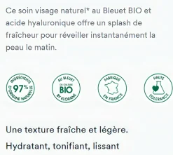 Sérum réveil tonique bleuet Klorane - flacon de 50 ml