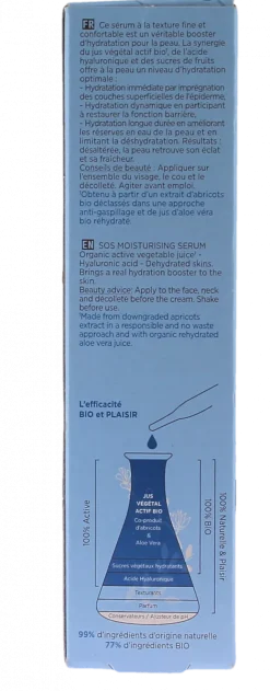 Sérum SOS hydratation Cattier - flacon de 30ml