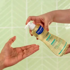 Stelatopia Huile lavante bébé-enfant Mustela - flacon-pompe de 500 ml