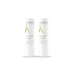 Stick à lèvres duo avoine rhealba A-Derma