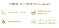 Stick lèvres hydratant Alvadiem - stick de 4g
