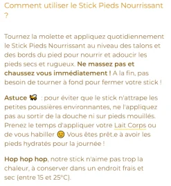 Stick pieds nourrissant Alvadiem - stick de 50g