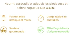 Stick pieds nourrissant Alvadiem - stick de 50g