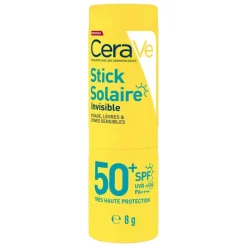 Stick solaire invisible CeraVe - stick de 8g