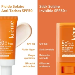 Stick solaire invisible SPF 50+ Krème – stick de 20 g