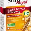 Stim Royal Gelée royale 2000 mg bio Nutreov - boîte de 20 ampoules