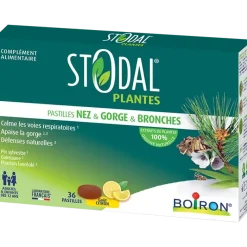 Stodal plantes pastilles nez gorge bronches Boiron - boite de 36 pastilles