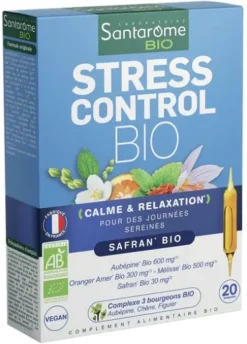 Stress Control bio Santarome - boîte de 20 ampoules