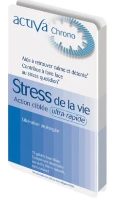 Stress de la vie action ciblée ultra rapide Activa Chrono – 15 gélules