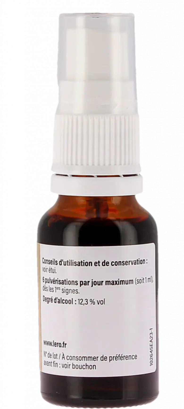 Stress flash bio goût citron Léro - spray de 15ml