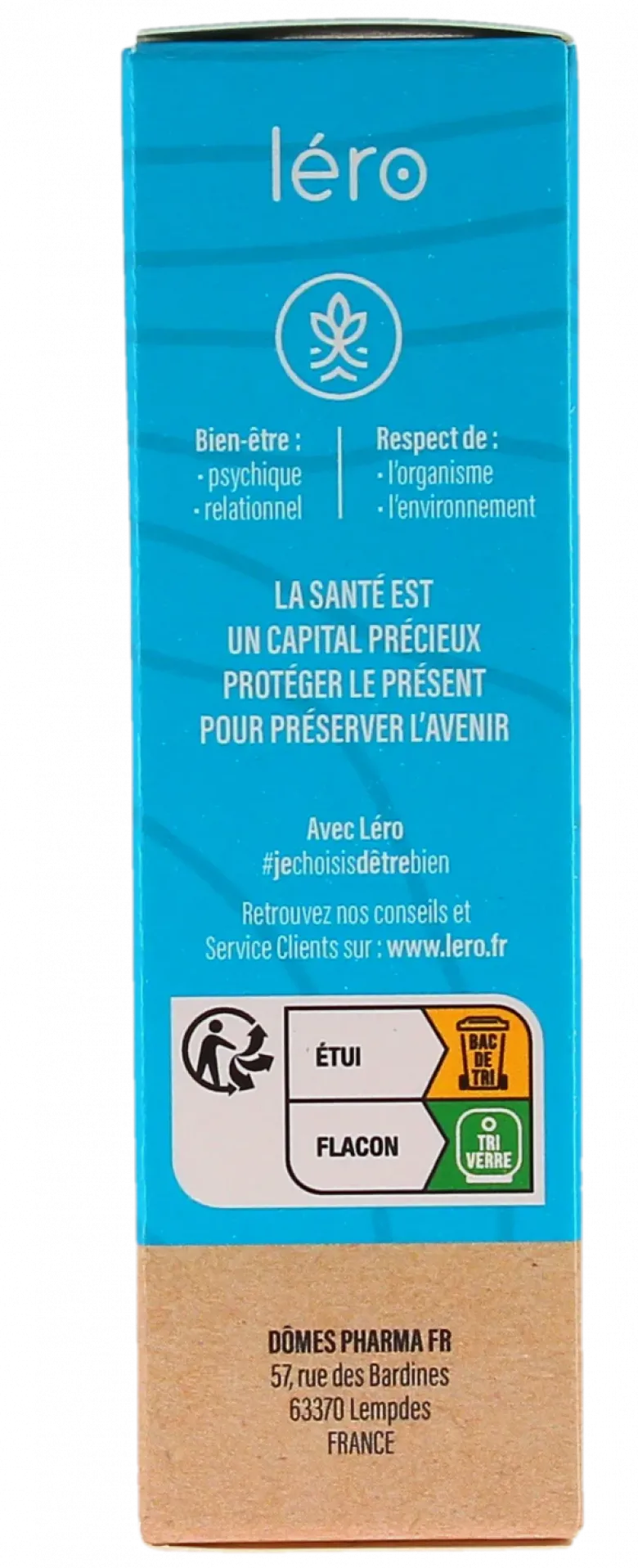 Stress flash bio goût citron Léro - spray de 15ml