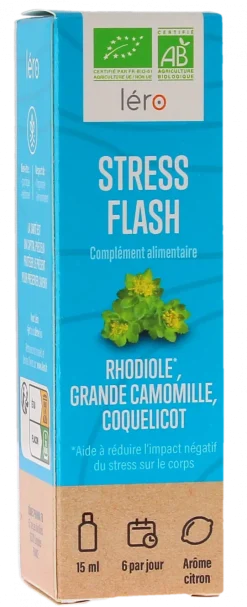 Stress flash bio goût citron Léro - spray de 15ml