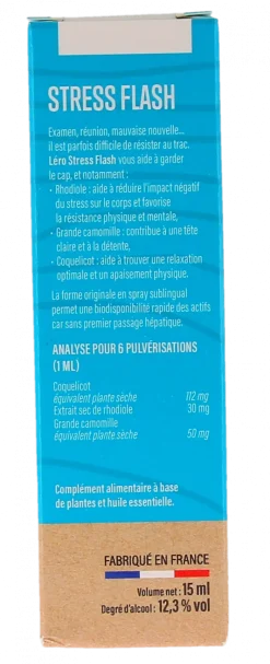 Stress flash bio goût citron Léro - spray de 15ml
