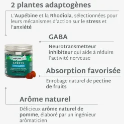 Stress gummies sans sucres Mium Lab - pot de 42 gummies