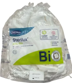Stérilux pads bio rectangles de coton Hartmann - sachet de 160 cotons de 7,5x9,5cm