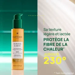 Sublime Karité lait disciplinant coiffage professionnel René Furterer