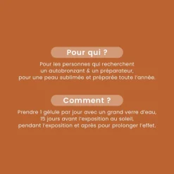 Sublime Soleil 2 en 1 autobronzant et préparateur solaire Santarome - boite de 30 gélules