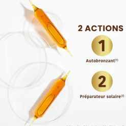 Sublime soleil 2en1 goût passion mangue Santarome - boite de 20 ampoules