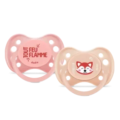 Sucette anatomique 0-6 mois Dodie - lot de 2 sucettes