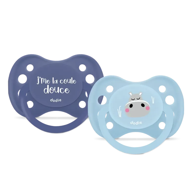 Sucette anatomique 0-6 mois Dodie - lot de 2 sucettes