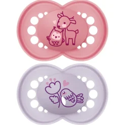 Sucette Original nature 6 mois + MAM - boîte de 2 sucettes