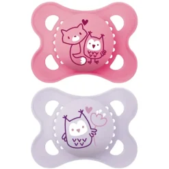 Sucette original silicone 2-6 mois Mam - boîte de 2 sucettes