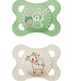 Sucette original silicone 2-6 mois Mam - boîte de 2 sucettes