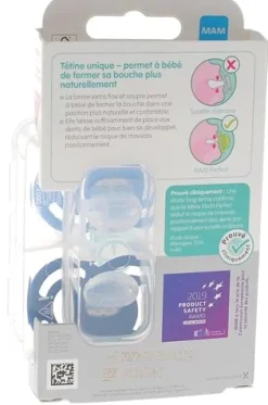 Sucette Perfect Better together 6 mois+ silicone MAM - 2 sucettes