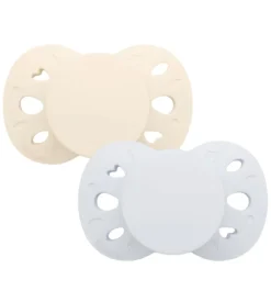 Sucettes anatomique 6-18 mois unies Biolane - lot de 2 sucettes