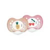 Sucettes anatomiques en silicone 6 mois et plus Dodie - 2 sucettes