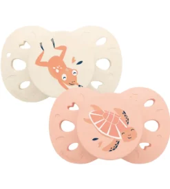 Sucettes anatomiques 0-6 mois animaux Biolane - lot de 2 sucettes