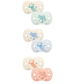 Sucettes anatomiques 0-6 mois animaux Biolane - lot de 2 sucettes